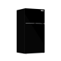 iShopping - Inverex Freezer-on-Top Refrigerator 19 cu ft Black (INV-220 GD)