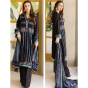 iShopping - Florent Embroidered Unstitched Lawn 3 Piece Suit Black (F-5A)