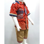 iShopping - Madina Fashion Cotton Shirt With Short For Boys Multicolor