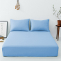 iShopping - Maguari Luxury Cotton Fitted King Bed Sheet With Pillow Cover (0447)