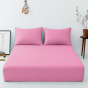 iShopping - Maguari Luxury Cotton Fitted King Bed Sheet With Pillow Cover (0447)