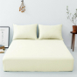 iShopping - Maguari Luxury Cotton Fitted King Bed Sheet With Pillow Cover (0447)