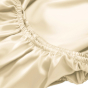 iShopping - Maguari Silk Fitted Single Bed Sheet With Pillow Covers Beige