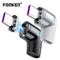iShopping - Fonken Magnetic Cable Adapter 120W USB Type-C Cable Converter Black