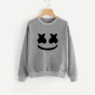 iShopping - AMV Apparels Printed Sweat Shirt For Unisex (0100)