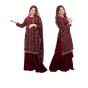 iShopping - Azhari Traders Embroidery Suit Border And Neck With Emb Dupatta 3pcs