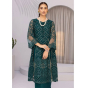 iShopping - Azure Emerald Net Festive Unstitched 2 Piece Suit Green (EDAZK176)