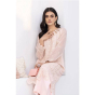 iShopping - Azure Decent Lily Chiffon Festive Unstitched 2 Piece Suit Beige (DLAZK171)