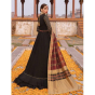 iShopping - Salitex Bahaar Dastak Luxury Chiffon Unstitched 3 Piece Suit Black Multi (HC-28)