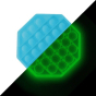 iShopping - Planet X Pop Bubble Fidget Octagon Silicone Toy Blue (PX-11079)