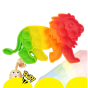 iShopping - Planet X Pop Bubble Fidget Rainbow Lion Silicone Toy (PX-11110)