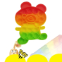 iShopping - Planet X Pop Bubble Fidget Rainbow Teddy Bear 2 Silicone Toy (PX-11120)