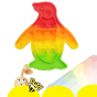 iShopping - Planet X Pop Bubble Fidget Spinner Pop It Rainbow Penguin Silicone Toy (PX-11117)