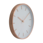 iShopping - Premier Home Elko Large 3D Effect Copper Hued Wall Clock (2201088)