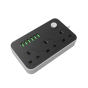 iShopping - LDNIO 6 USB Charging Port 5V 3.4A Grounding Extension Power Socket (SC3604)