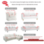 iShopping - Rainbow Linen Jersey Sofa Cover 1 Seater Light Green