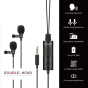 iShopping - Synco Dual-Head Condenser Lavalier Microphone (LAV-S6D)