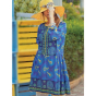 iShopping - Tarzz Zyra Summer Lawn Collection Vol.2 1 Piece Peacock Blue (L20-S2-23)