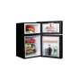 iShopping - Westpoint Compact Glass Door Refrigerator 3 Cu Ft Black (WF-207GD)