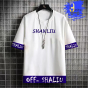 iShopping - Rg shop Stylish Drop Shouldar Printed T-shirt for men -White