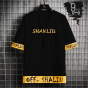 iShopping - Rg shop Stylish Drop Shouldar Printed T-shirt for men -White