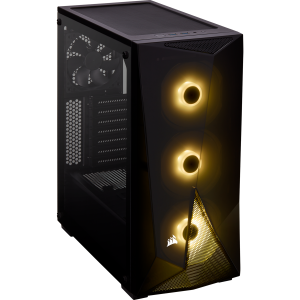 Corsair Carbide Spec Delta RGB ATX Mid Tower Gaming PC Case Black (CC-9011166-WW)