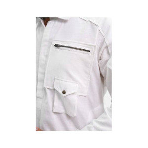 Elegance Republic Zipper Kurta Trouser Pearl White (1002)