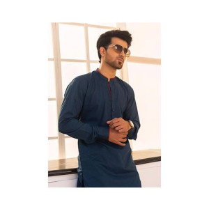 Elegance Republic Kurta Trouser Artistic Blue (1008)
