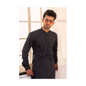 Elegance Republic Kameez Shalwar Thunder Dark Grey (1010)