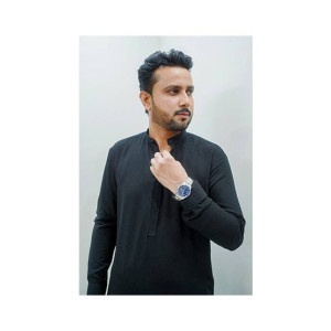 Elegance Republic Kurta Trouser Outer Black (1028)