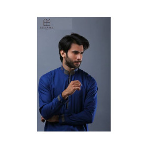 Elegance Republic Kameez Shalwar Lapis Blue (1030)
