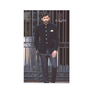 Elegance Republic Velvet Prince Coat Aqua Bluish (1042)