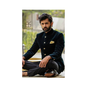 Elegance Republic Velvet Prince Coat Aqua Bluish (1042)