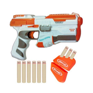 Planet X Space Fighter Super Weapon Soft Bullet Nerf Dart Gun (PX-10435)