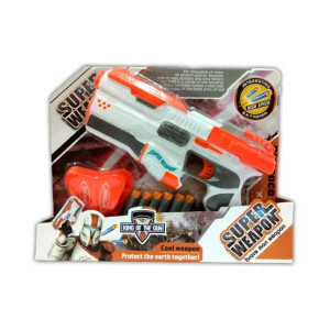 Planet X Space Fighter Super Weapon Soft Bullet Nerf Dart Gun (PX-10435)