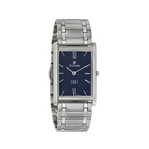 Titan Edge Analog Men's Watch - Silver (1043SM16)