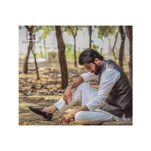 Elegance Republic Jamawar Waistcoats Oslo Grey (1045)