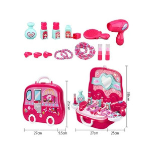 Planet X Beauty Pretend Play Set Briefcase - Pink (PX-10469)