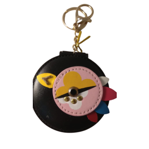 FS Couture Flip Mirror Key Chain Black