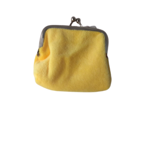 FS Couture Smiley Coin Pouch Yellow