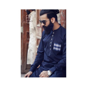 Elegance Republic Kameez Shalwar Rhino Blue (1049)