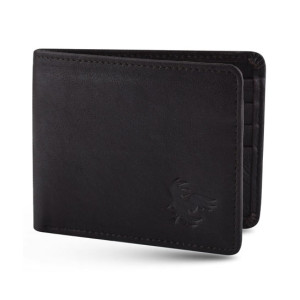 Blackbird Leathers Handmade Leather Wallets For Men Black (0006)