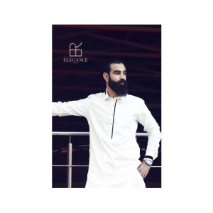 Elegance Republic Kameez Shalwar Pale White (1050)