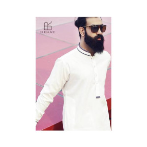 Elegance Republic Cotton Kameez Shalwar Alabaster White (1051)