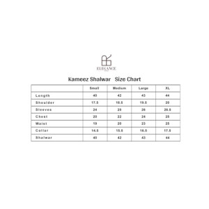 Elegance Republic Cotton Kameez Shalwar Alabaster White (1051)