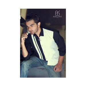 Elegance Republic Cotton Shirt Ebony Chrome White (1059)