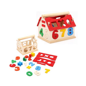 Planet X Number House Wooden Play Set (PX-10708)