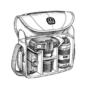 Tamrac 5534 Adventure Messenger 4 Camera Bag (Gray/Black)