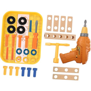 Electric Drill & Build Toy Kit for Kids Set