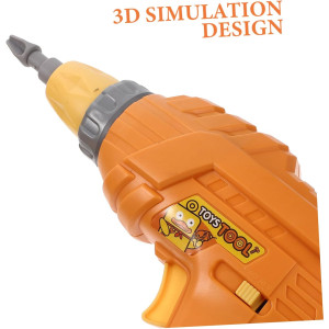 Electric Drill & Build Toy Kit for Kids Set